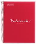Miquelrius Emotions A5 PP 120 lapos piros kockás spirálfüzet (A152240027) - bestbyte