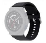 gigapack Pótszíj (egyedi méret, szilikon) FEKETE Amazfit Active Edge ' csomagolás' (GP-164597)