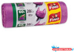 FINO Szemeteszsák köthető füles 60 literes 20 db/tekercs lila Fino (47631) - nyomtassotthon
