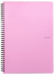 KARTON P+P Pastelini Twin wire A4 PP, rózsaszín (8-067)