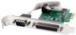Gembird PEX-COMLPT-01 COM serial port + LPT port PCI-Express add-on card, with extra low-profile bracket (PEX-COMLPT-01) - primatinta