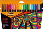 BIC Set de colorat BIC Intensity, 24 creioane colorate, 24 markere de colorat, 2 carti de colorat 511039