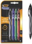 BIC Pix cu gel Bic Gel-ocity Quick Dry, uscare rapida, 0.7 mm, blister 4 culori 964768 (964768)