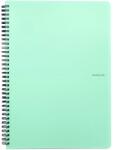 KARTON P+P Pastelini Twin wire A4 PP, zöld (8-068)