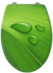 Pepita Scaun de toaletă Pepita MDF cu capac cu închidere lentă - Letter - verde (3056413)