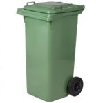 agrowebshop Zöld műanyag szemeteskuka (120L) (3490)