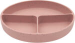 Kikkaboo Чиния с отделения и вакуумно дъно Kikkaboo - Platinum Silicone, Blush (31302050034)