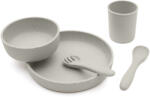 Kikkaboo Сет за хранене Kikkaboo - Platinum Silicone, Sand, 5 части (31302050002)