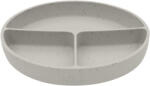 Kikkaboo Чиния с отделения и вакуумно дъно Kikkaboo - Platinum Silicone, Sand (31302050033)