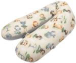 Kidizi Perna gravide 3 in 1 cu husa detasabila din bumbac 100% Kidizi Lena, lungime 160 cm, Baby Animals (5949551915935)