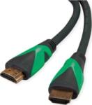 Roline green HDMI Csatlakozókábel HDMI-A dugó, HDMI-A dugó 2.00 m Fekete 11.44. 6011 8K UHD, Halogénmentes, TPE köpeny HDMI kábel (11.44. 6011) (11.44.6011)