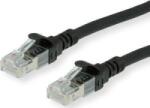 Roline 21.15. 2986 RJ45 Hálózati kábel, patchkábel CAT 6A U/UTP 0.30 m Fekete Árnyékolatlan, Halogénmentes, Lángálló 1 db (JAB-3433648) (JAB-3433648)