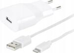Vivanco USB töltőkábel USB 2.0 USB-A dugó, Apple Lightning dugó 1.20 m Fehér Kétoldalt használható dugó 60018 (60018) (60018)