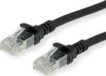 Roline 21.15. 2975 RJ45 Hálózati kábel, patchkábel CAT 6A S/FTP 0.30 m Fekete Kettős árnyékolás, Halogénmentes, Lángálló 1 db (JAB-3372751) (JAB-3372751)