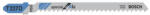 Bosch Dekopírfűrészlap alumíniumhoz T227D 100/3, 0 mm HSS (3 db) (2608631671)