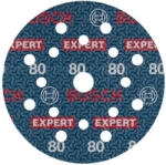 Bosch EXPERT O780 Foil Tépőzáras csiszolótárcsa 125 mm / P80 kerámiaszemcsés (6 db) (2608902400)