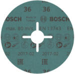 Bosch PRO Fíbertárcsa inoxhoz 125 x 22, 2 mm / P36 kerámia csemcsés (2608621610)