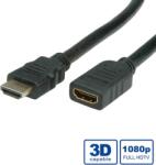 Valueline HDMI Csatlakozókábel HDMI-A dugó, HDMI-A alj 1.00 m Fekete 11.99. 5574 Standard HDMI HDMI kábel (11.99. 5574) (11.99.5574)