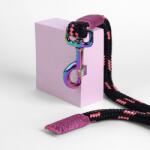 GALOP WEAR Vezetőszár szivárványos karabinerrel fekete