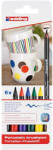 Edding Ecsetirón készlet, porcelánra, EDDING "4200 Family color", 6 különböző szín (7580206000)