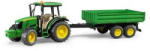  Traktor - John Deere 5115M, pótkocsival - Bruder 2108 (02108)
