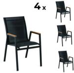 Elvisia ISLA alumínium kerti székek | 4 darab