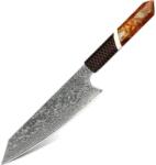  Shinsei damaszk konyhakés- Kiritsuke/Barna