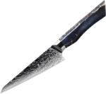 HARAHU Cuțit de bucătărie damasc SE-37601 - Utility / Albastru KP37601