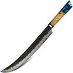 HARAHU Cuțit de bucătărie damasc AI-37594 - Slicer / Albastru închis KP37594