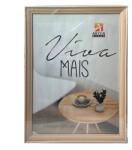 P&O Fahatású műanyag fényképkeret - 21x30 cm - világosbarna (YY8064-21X30VILAGOSBARNA)