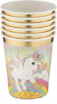  Unikornis Rainbow papír pohár 6 db-os 250 ml (CCG126883) - oliviashop