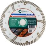CRIANO Disc DiamantatExpert TURBO Segmentat pt. Beton Ranforsat Usor, Materiale de constructii 150x22.23 (mm) taiere uscata sau umeda, Blue Line Profesional - DXQZ. BTTC. 150 (DXQZ.BTTC.150.22) - criano Disc de taiere