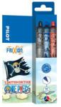 Pilot Rollertoll, 0, 35 mm, nyomógombos, PILOT "Frixion Ball Plus One Piece", 3 különböző szín (PWLT449546) - primatinta