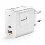Genius Tápegység hálózati adapter 65W, 2 portos, Usb-c, Usb-a, PD-65AC (32590010400)