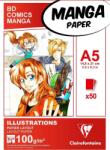 Clairefontaine Mangapaper Vázlatfüzet A5 100 g (94041C)