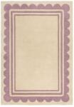 Flair Rugs Covor mov/în culoare naturală țesut manual din lână 160x230 cm Lois Scallop - Flair Rugs Covor