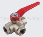 TIEMME 3utas golyóscsap 3/4" BBB, hosszú karos, L-típus (2950031) (2950031)