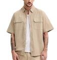 Dickies Hosszú ujjú ingek RIVERBEND WORK SHIRT Barna EU XL