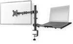 Nedis Monitor és Notebook Állvány - Interaktív, 1 Képernyő + Laptop (15-32"/17")
