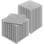 VEVOR Moduláris PVC vízelvezető padlólapok 50 darabos szürke készlet 30x30 cm csúszásmentes moduláris burkolat