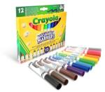 Crayola Crayola: Lemosható, tompahegyű filctoll készlet - 12 db-os (58-8340) - vackorjatek
