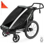 Thule Chariot Lite 1 szimpla kerékpár utánfutó 2in1 babakocsi, Agave (10203021)