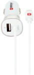 SKROSS USB töltő, autós, szivargyújtó (microUSB, USB-A) (95873-SKR-CARCHARMICROCAB)