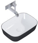 AREZZO design Reni 46x33 cm shiny white/matt black (AR-146111)