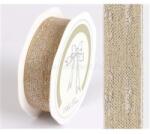  IRIS szalag juta fémszállal arany 25mm/10méter (QX_IMPEX_KFT_441890) (QX_IMPEX_KFT_441890)