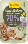 GimCat 16x85g GimCat Near Nature Csirke & kacsa nedves macskatáp