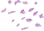 BRILLBIRD Smokey Purple - Műköröm Formakövek (100 db-os)vek (100 db-os)