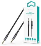 DEVIA iPure Series Woven AUX 3, 5/3, 5mm jack audio kábel 1m - fekete - emag