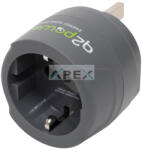 Q2 power 1.200100-TH - Q2POWER 1.200100-TH utazóadapter, Europe to UK, bemeneti feszültség: 100-250 V, 7 A, teljesítmény: 100V-700W/250V-1750W