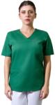 Vetro Design Bluza Medicala Unisex Ved Clasic, Maneca Scurta, 3 Buzunare, Verde Inchis, S (VTR-1230-T045-S)